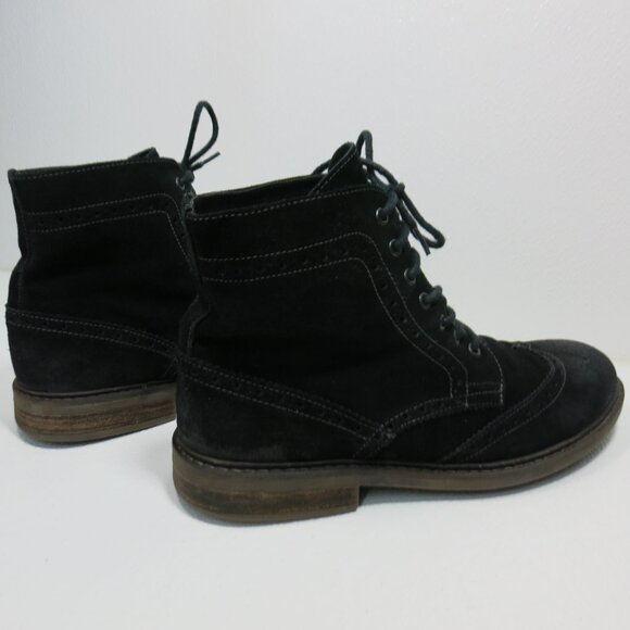 Rogue Suede Leather Distressed Fashion Dress Boots Men's Footwear Sz 10.5 - Picture 4 of 6